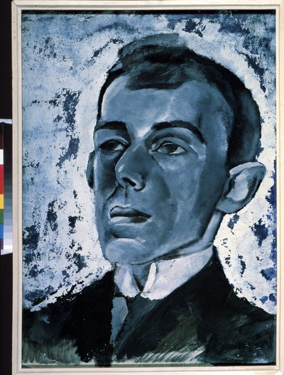 Porträt des Dichters Ossip Mandelstam (1891-1938) von Lev Aleksandrovitc Bruni