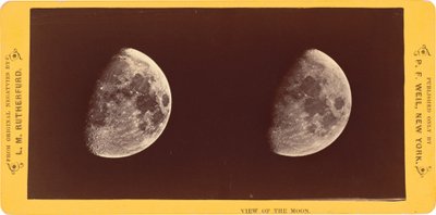 Ansicht des Mondes von Lewis Morris Rutherfurd