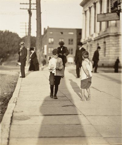 Straßenhandel von Lewis Wickes Hine