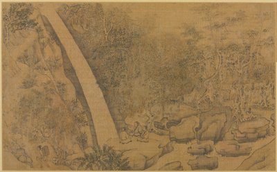 Wohnung in den Longmian Schlafenden Drachen Bergen, 1100er-1200er Jahre von Li Gonglin