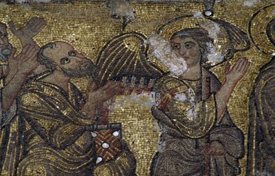 Engel, Detail der Mosaiken in der Geburtsbasilika (Unesco-Welterbeliste, 2012), Bethlehem, Palästina von Unbekannt Unbekannt