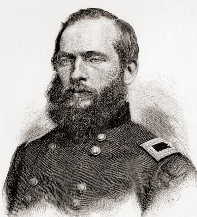 James Abram Garfield, aus The Century Magazine, veröffentlicht 1887 (Gravur) von Unbekannt Unbekannt