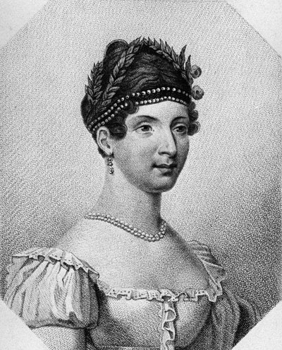 Porträt von Angelica Catalani (1780-1849), italienische Sopranistin von Unbekannt Unbekannt