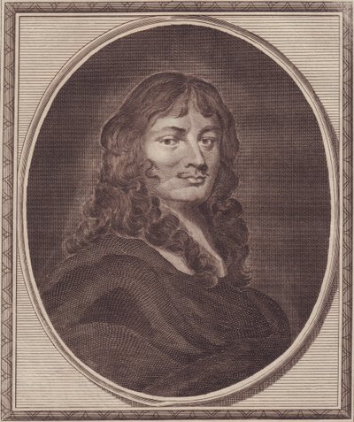 Porträt des englischen Politikers Sir William Temple (1628-1699), Kupferstich von John Goldar (1729-1795) nach einem Gemälde von P. Lely von Unbekannt Unbekannt