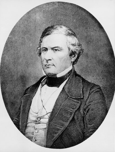 Porträt von Millard Fillmore (1800-1874), amerikanischer Anwalt und Politiker, 13. Präsident der Vereinigten Staaten von 1850 bis 1853 von Unbekannt Unbekannt