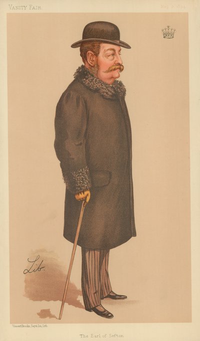 Der Earl of Sefton, 3. Mai 1894, Vanity Fair Karikatur von Liborio Prosperi