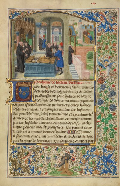 Der Autor hört die Geschichte von Gillion de Trazegnies von Lieven van Lathem