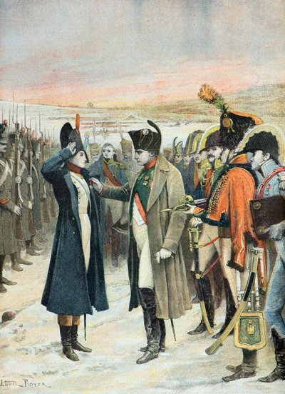 Napoleon dekoriert Marie Jeanne Schellinck im Jahr 1808 von Lionel Noel Royer