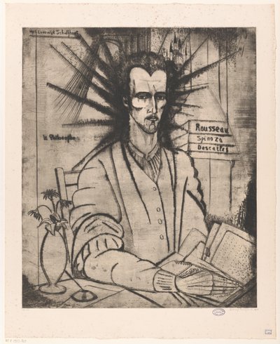 Philosoph von Lodewijk Schelfhout (signed by artist)