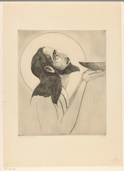 Johannes der Täufer von Lodewijk Schelfhout (signed by artist)