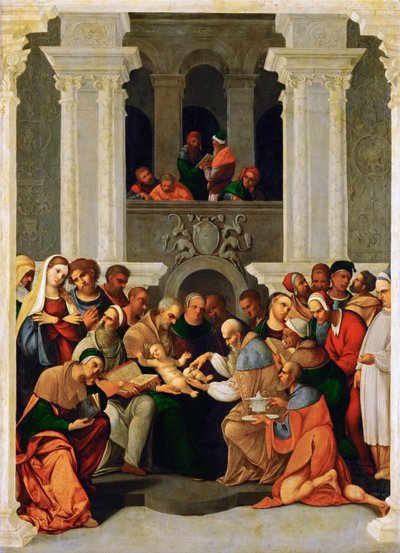 Die Beschneidung Christi von Lodovico Mazzolino