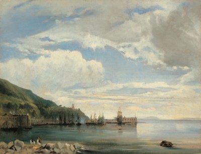 In der Bucht von Neapel, ca. 1830 von Léon François Antoine Fleury