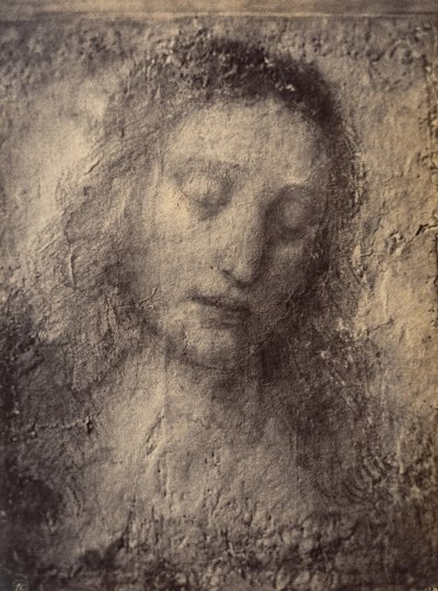 Kopie des Kopfes Christi aus Leonardo da Vincis Das letzte Abendmahl, 1857-1861 von Léon Gérard