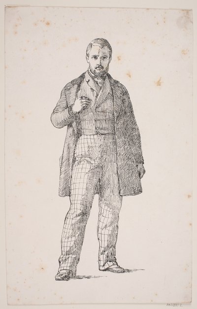 Selbstporträt von L. Frølich von Lorenz Frølich