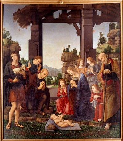 Anbetung der Hirten von Lorenzo di Credi