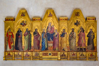 Madonna mit Kind auf dem Thron von Lorenzo di Niccolò