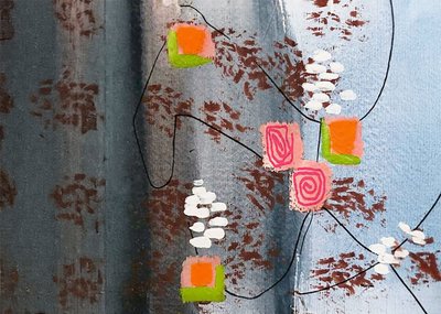 Bunte organische Formen von Lori Ann Folz