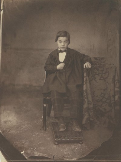 Porträt eines jungen Jungen von Louis Adolphe Humbert de Molard