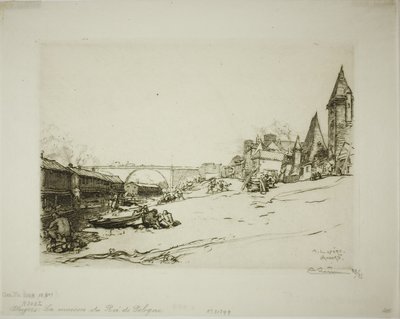 Angers: Das Haus des Königs von Polen von Louis Auguste Lepère
