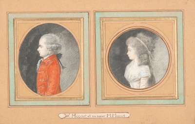 Carmontelle (zugeschrieben) Porträts von Louis Carrogis Carmontelle