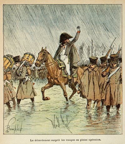 Illustration aus dem Buch „Das Memorial von Saint Helene“ von Graf Emmanuel de Las Cases: Die Imperiale Armee im Jahr 1813 von Louis Charles Bombled