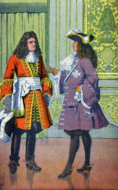 Ludwig XIV. und der Marschall de Villars von Louis Charles Bombled