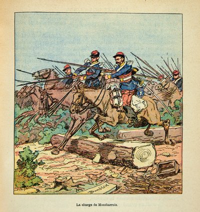 Die Armee der Loire von Eugene Sergent, illustriert von Louis Bombled (Deutsch-Französischer Krieg; Feldzug von 1870-1871): Schlacht von Ladon am 22. November von Louis Charles Bombled