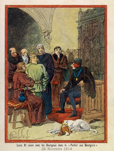 Die großen Tage des Hôtel de Ville de Paris von A. Mercier, illustriert von Louis Bombled (1862-1927): Am 26. November von Louis Charles Bombled