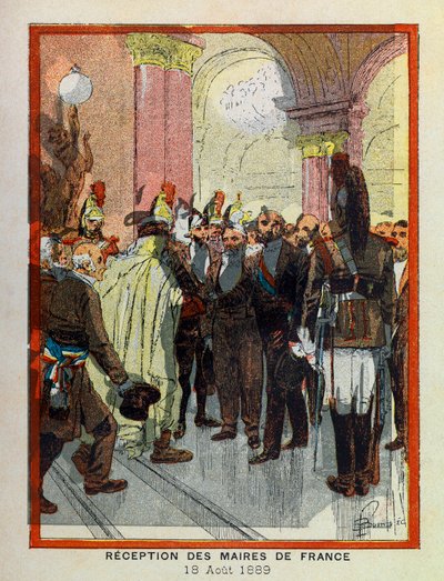 Die großen Tage des Hôtel de Ville de Paris von A. Mercier, illustriert von Louis Bombled (1862-1927): 18. August von Louis Charles Bombled