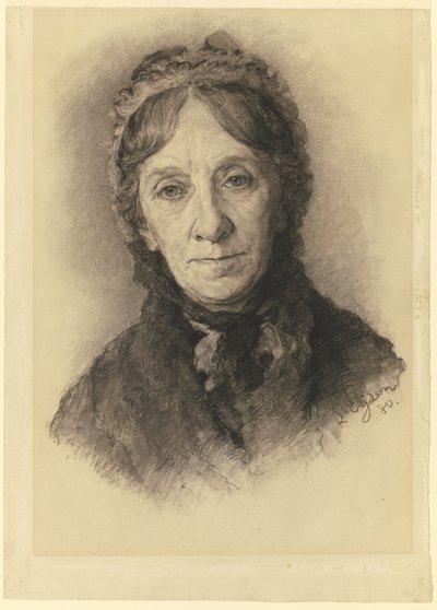 Bildnis der Mutter des Künstlers von Louis Eysen