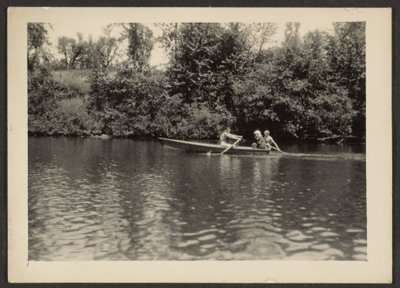 Bootsrennen auf dem Rogue River von Louis Fleckenstein