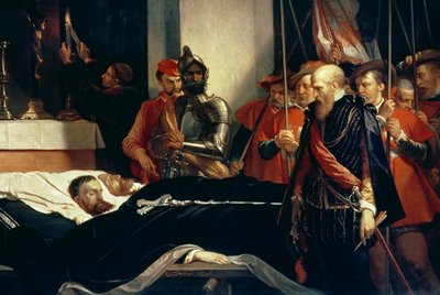 Letzte Ehrerbietung an die Überreste der Grafen Egmont und Hoorn von Louis Gallait