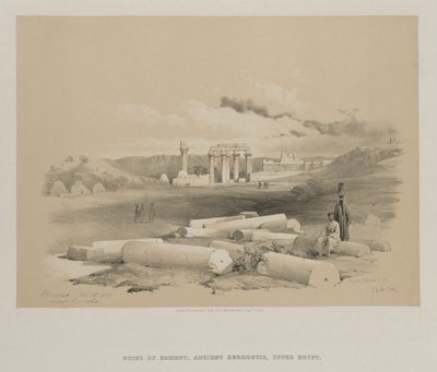 Ägypten und Nubien, Band II: Hermont, antikes Hermonthis von Louis Haghe
