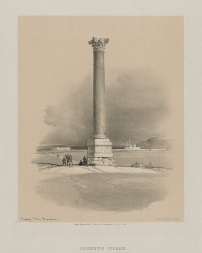 Ägypten und Nubien, Band I: Pompejus-Säule, Alexandria von Louis Haghe