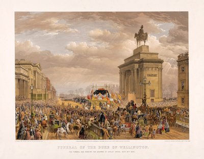 Beerdigung des Herzogs von Wellington, 18. November 1852 von Louis Haghe