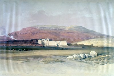 Medinet Abou, Theben, 8. Dezember 1832, Ägypten, 19. Jahrhundert von Louis Haghe