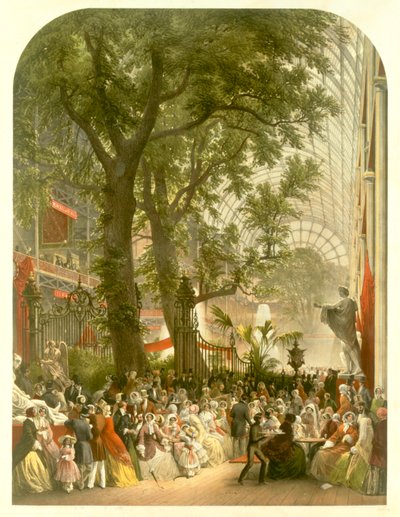 Querschiff des Kristallpalastes, 1851 von Louis Haghe