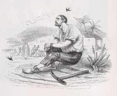 Die Schwalben aus den gesammelten Werken von Béranger von Louis Henri Brevière, Cesar Auguste Hebert