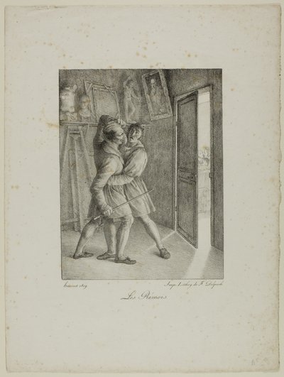 Die Männer aus Reims von Louis Hersent