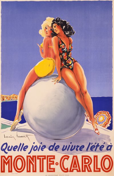 Monte Carlo, ca. 1948 von Louis Icart
