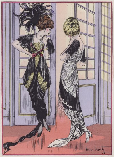 Frauenmode aus den 1910er Jahren von Designer Zimmermann von Louis Icart