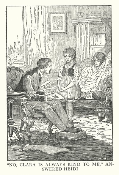 Illustration für Heidi von Johanna Spyri von Louis John Rhead