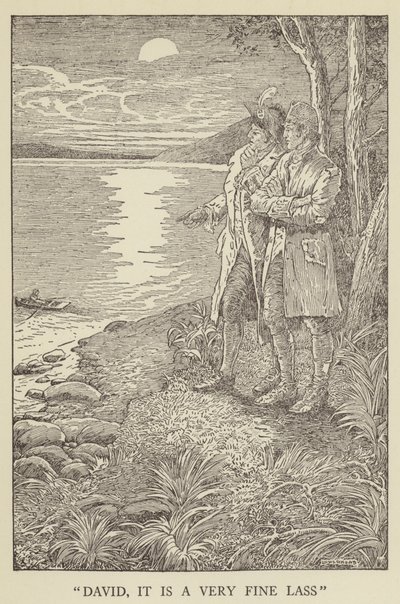 Illustration für Entführt von Robert Louis Stevenson von Louis John Rhead
