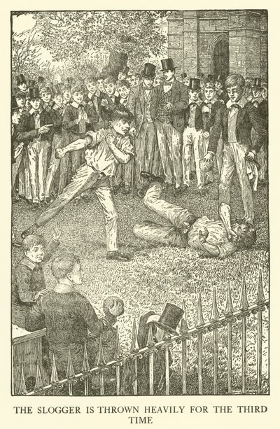 Illustration für Tom Browns Schulzeit von Louis John Rhead