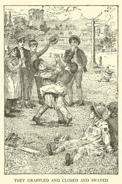 Illustration für Tom Browns Schulzeit von Louis John Rhead