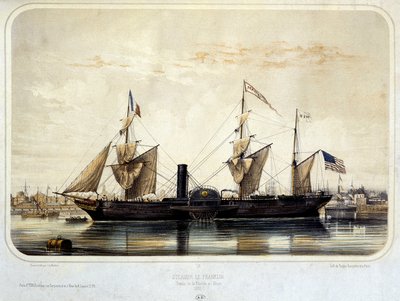Dampfer „The Franklin“ von Louis Le Breton