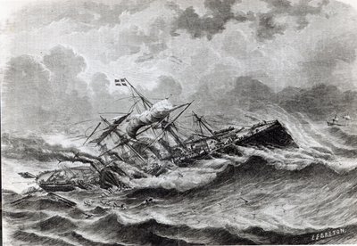 Das Unglück der Great Eastern im September 1861 von Louis Le Breton
