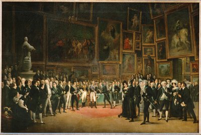 Am Ende des Salons von 1824, König Karl X. von Louis Leopold Boilly
