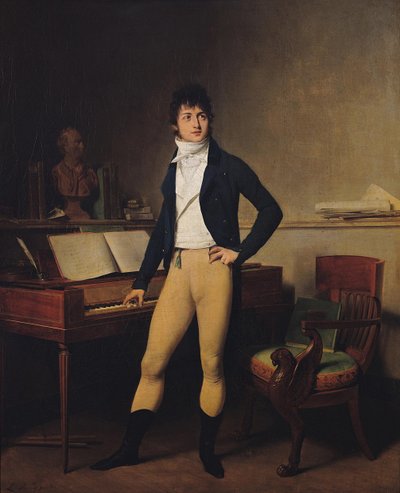 Porträt des Komponisten François-Adrien Boieldieu von Louis Leopold Boilly