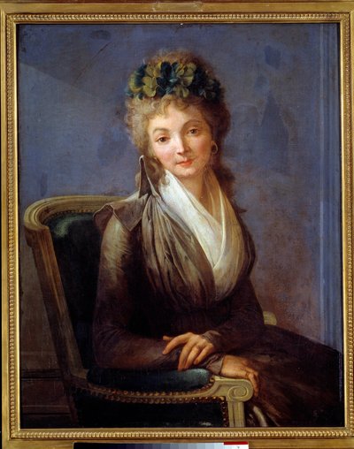 Vermutetes Porträt von Lucile Desmoulins von Louis Leopold Boilly